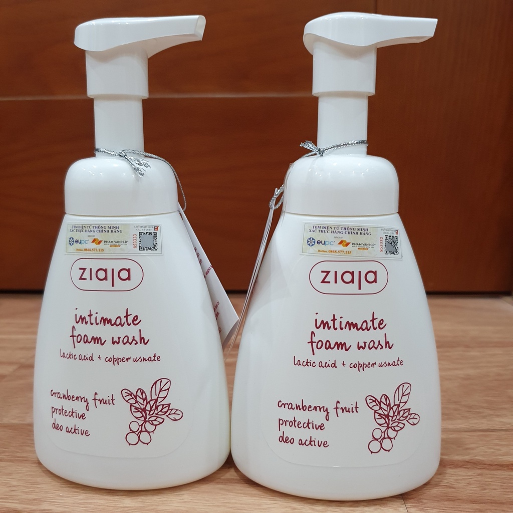 Dung dịch vệ sinh thảo dược siêu dịu nhẹ Ziaja Intimate Foam Wash 250ml