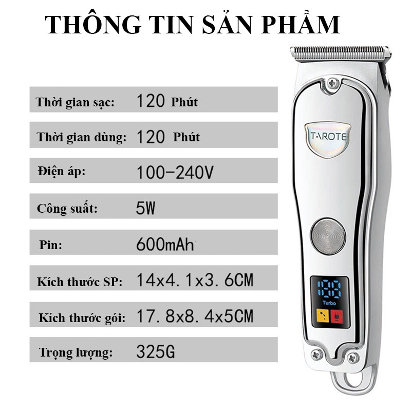 Tông đơ cắt tóc gia đình JICHEN 0817 - Tăng đơ cắt tóc gia đình