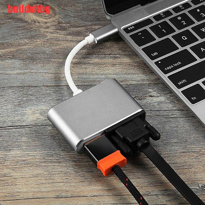 Bộ Chuyển Đổi Usb 3.1 Type C Sang Vga Usb C Sang Hdmi 4k Uhd Gvq | BigBuy360 - bigbuy360.vn