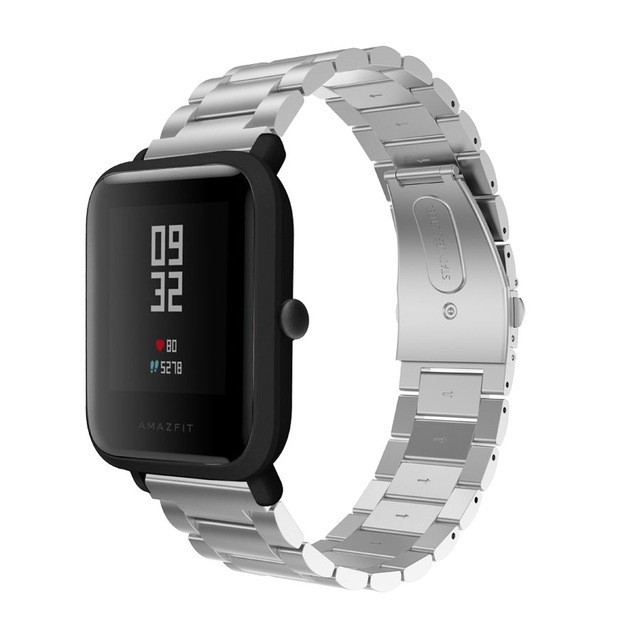 Dây đeo đồng hồ kim loại cho Xiaomi Huami Amazfit Bip Bit Lite