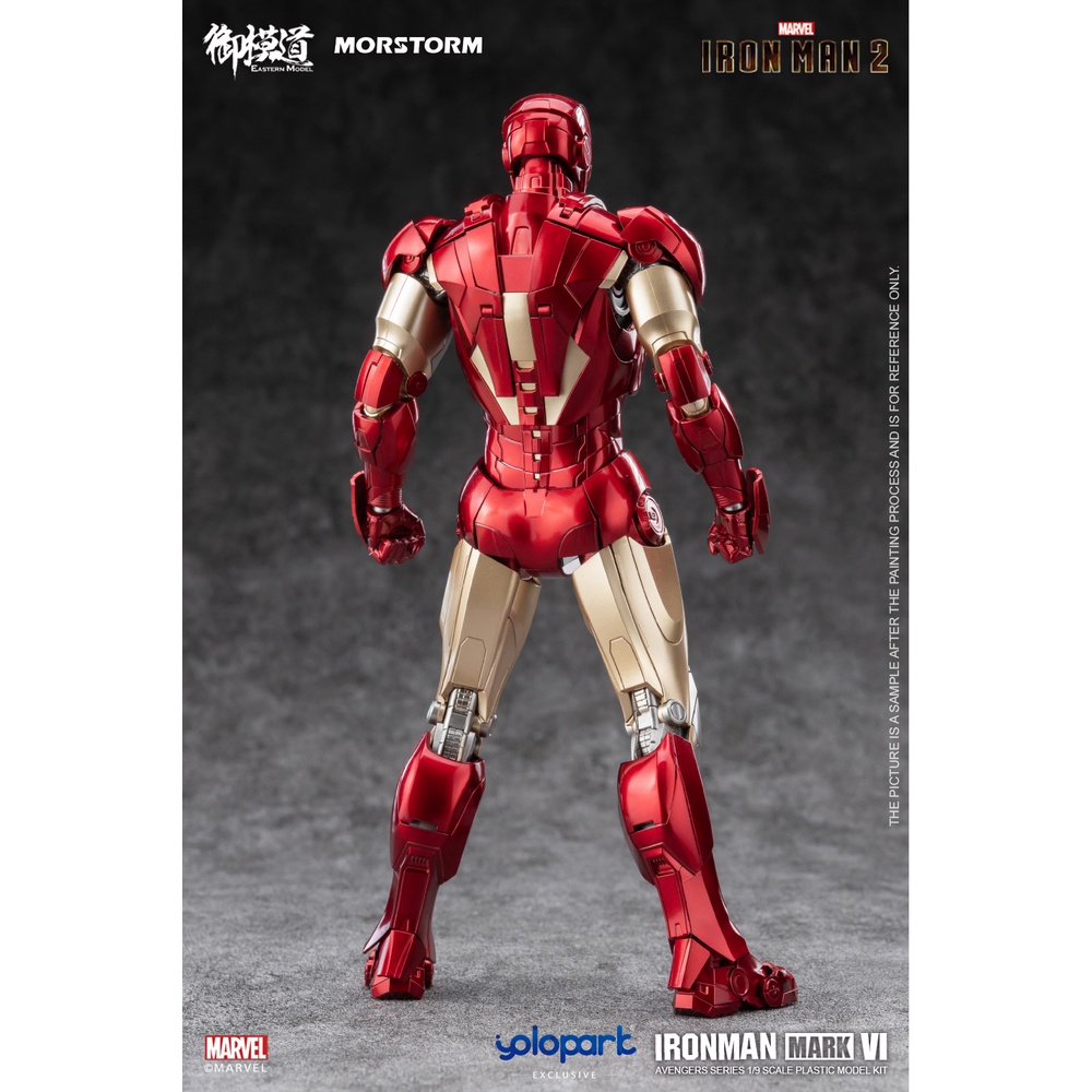 Mô hình E-model x Morstorm 1/9 Scale Iron Man MK4/6 PLAMO