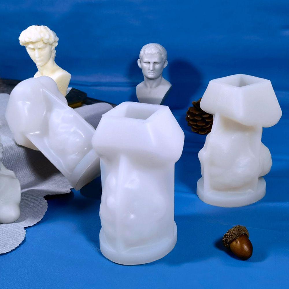 YIYU Khuôn Làm Nến Sáp Thơm DIY Hình Nữ Thần Sao David Sáng Tạo Trang Trí Nhà Ở