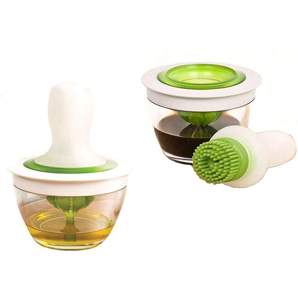 LLOYD Lọ Đựng Gia Vị Kèm Cọ Quét Dầu Bằng Silicone Tiện Dụng Cho Nhà Bếp