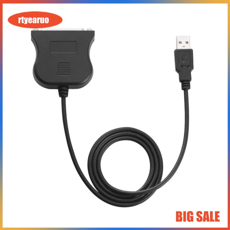 Cáp Chuyển Đổi Từ Cổng Usb Sang Cổng Song Song Db25 25-pin Cho Máy In Màu Đen Tiện Dụng | BigBuy360 - bigbuy360.vn