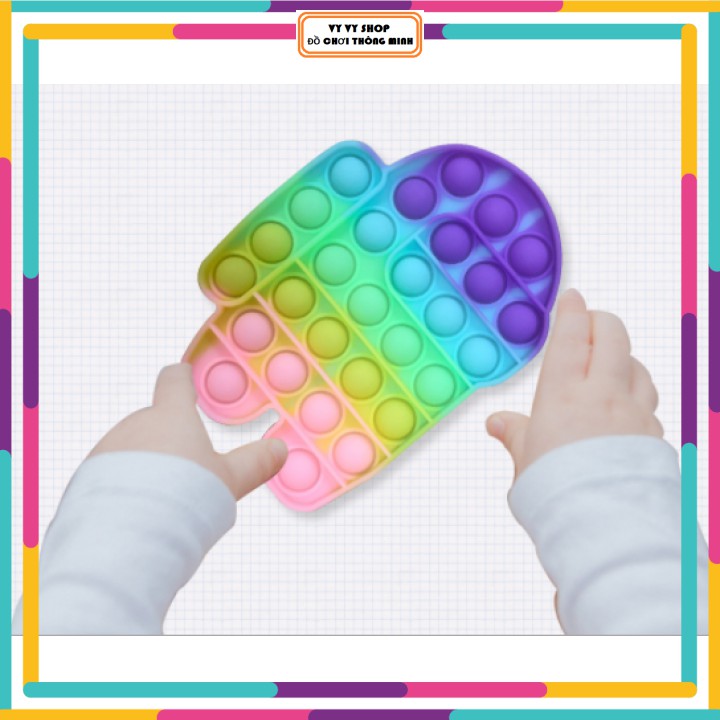 😀 Đồ chơi Pop It Among Us cảm xúc - Đồ chơi nhấn bong bóng - Giúp trẻ TỰ KỶ cân bằng cảm xúc, giảm căng thẳng