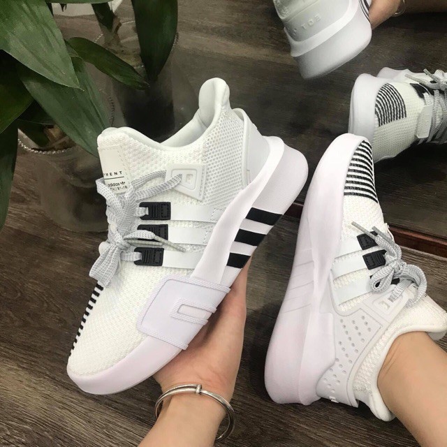 🎁FULL BOX🎁 Giày Sneaker Nam, Nữ EQT Đen Trắng Phản Quang Cao Cấp | BigBuy360 - bigbuy360.vn