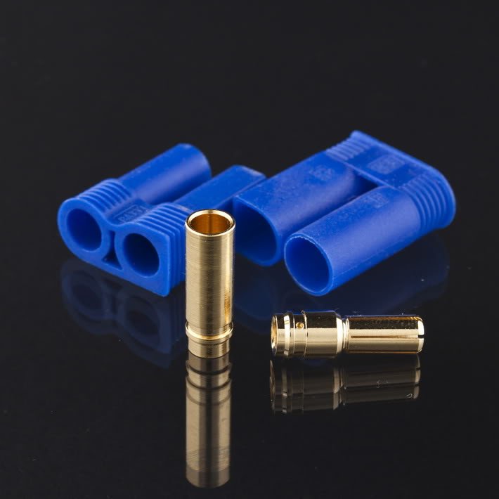 Set 5 Cặp Đầu Nối Phích Cắm Bắp Chuối EC2 EC3 EC5 EC8 2MM 3MM 5MM 8MM Cho Máy Bay Điều Khiển Từ Xa