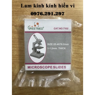 Lam kính kính hiển vi Greetmed và Isolab