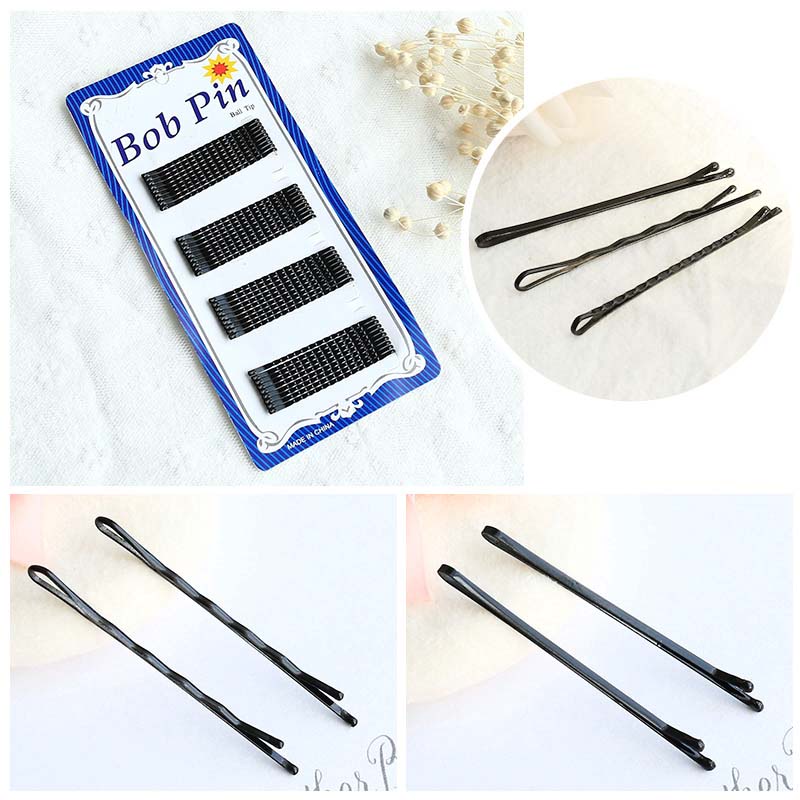 Set 60 Kẹp Tăm Kim Loại Đa Chức Năng Màu Đen