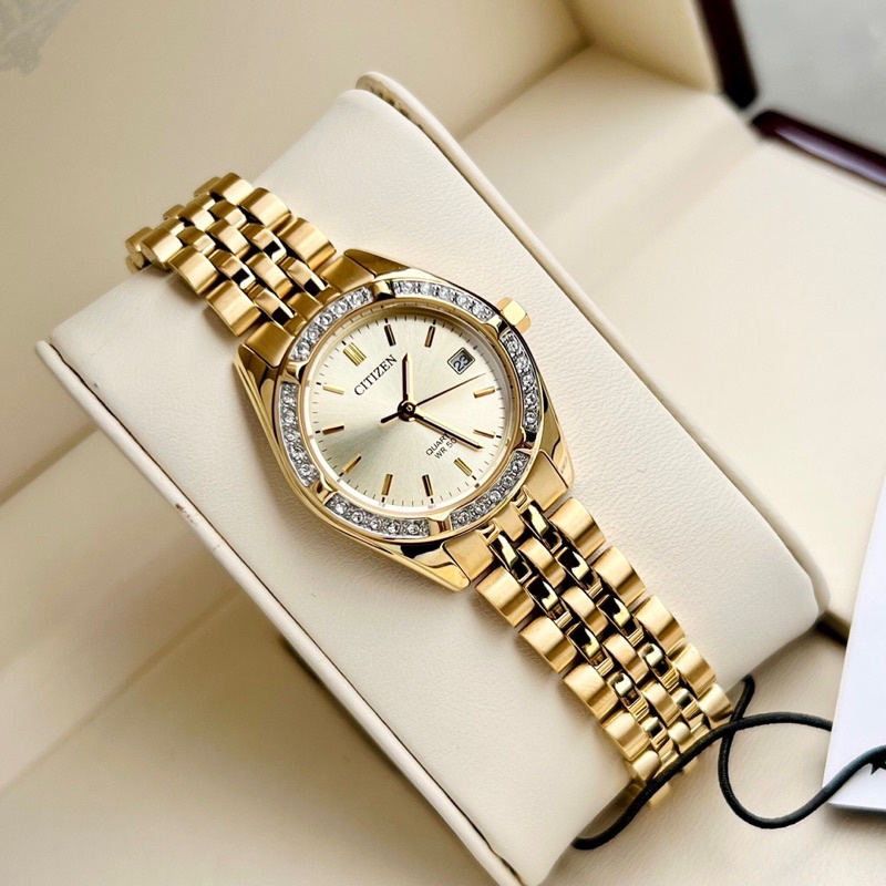 Đồng hồ đôi dây thép Citizen NH8352-53P Và EU6062-50P