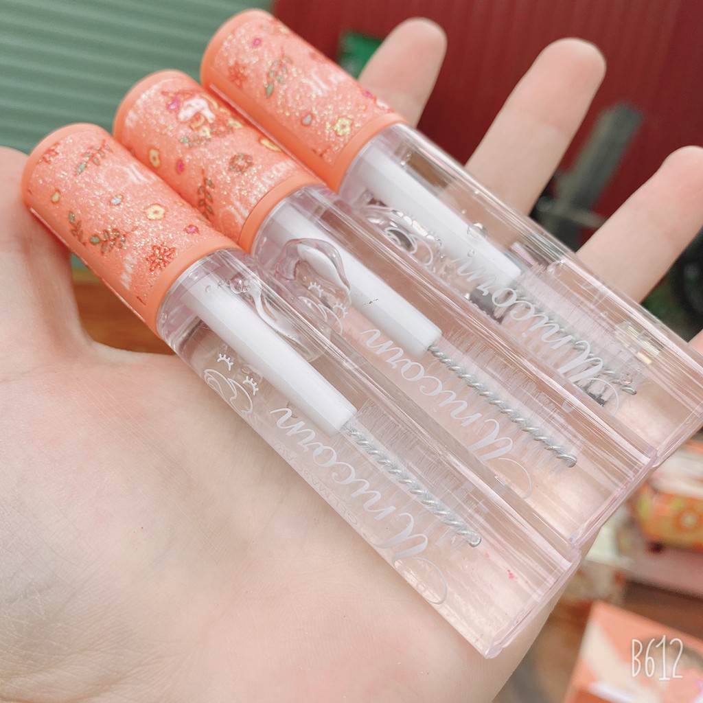 Chuốt dưỡng dài mi Unicorn nắp nhũ hồng Q1