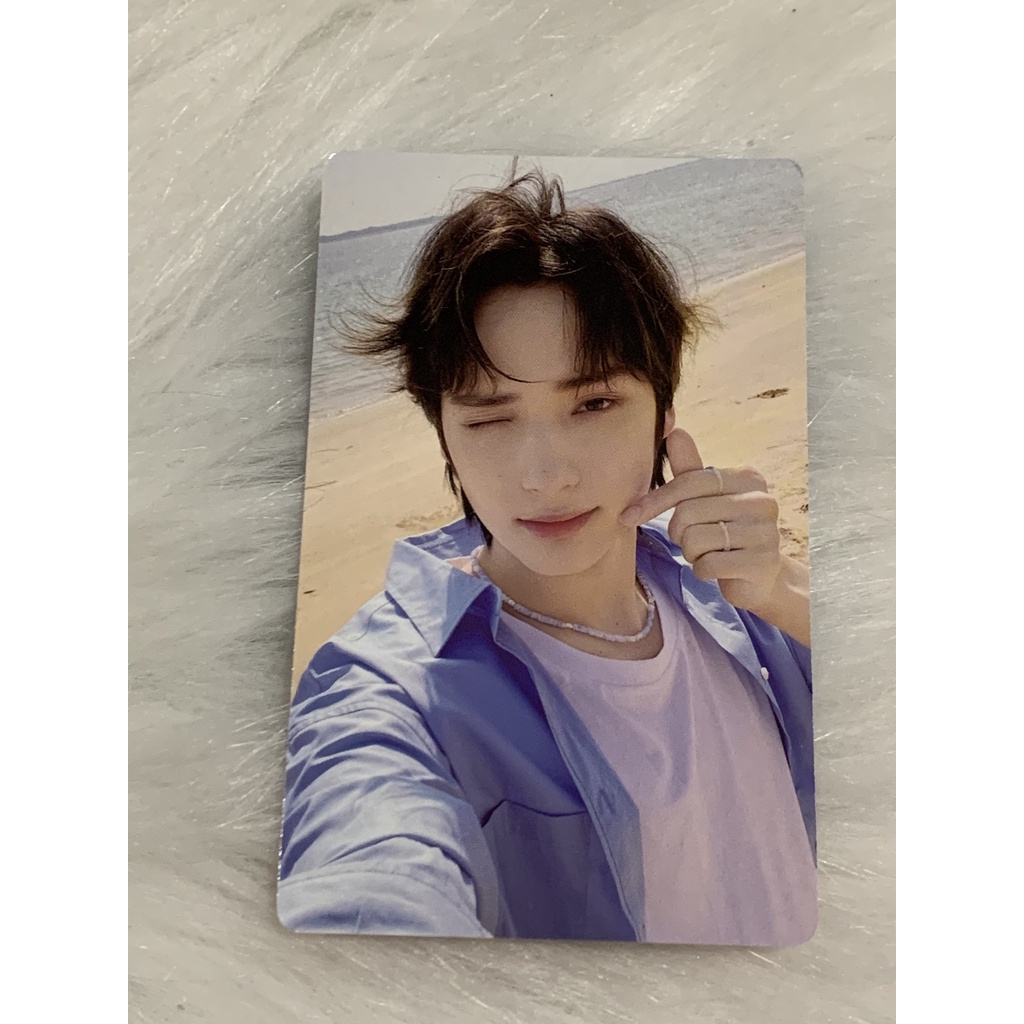 Thẻ ảnh photocard sky ver HUENING KAI mid summer nhóm nhạc TXT hot hit mùa hè 2022 thành viên