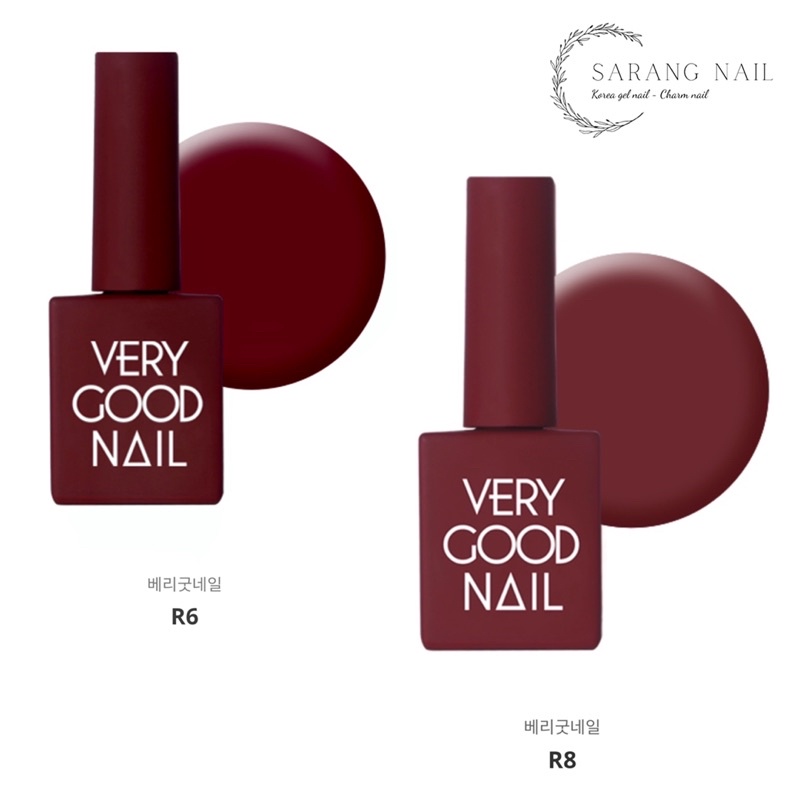 Sơn Very Good Nail chính hãng Hàn Quốc tone Đỏ Red
