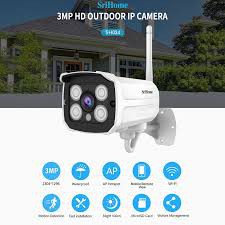 Camera wifi ngoài trời Srihome Sh024 , phát hiện chuyển động , chống nước