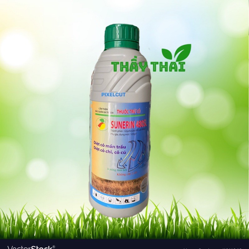 Thuốc cỏ Sunerin - trừ cỏ cỏ tranh, cỏ cú, cỏ mần trầu, cỏ chỉ, cỏ gừng 900ml