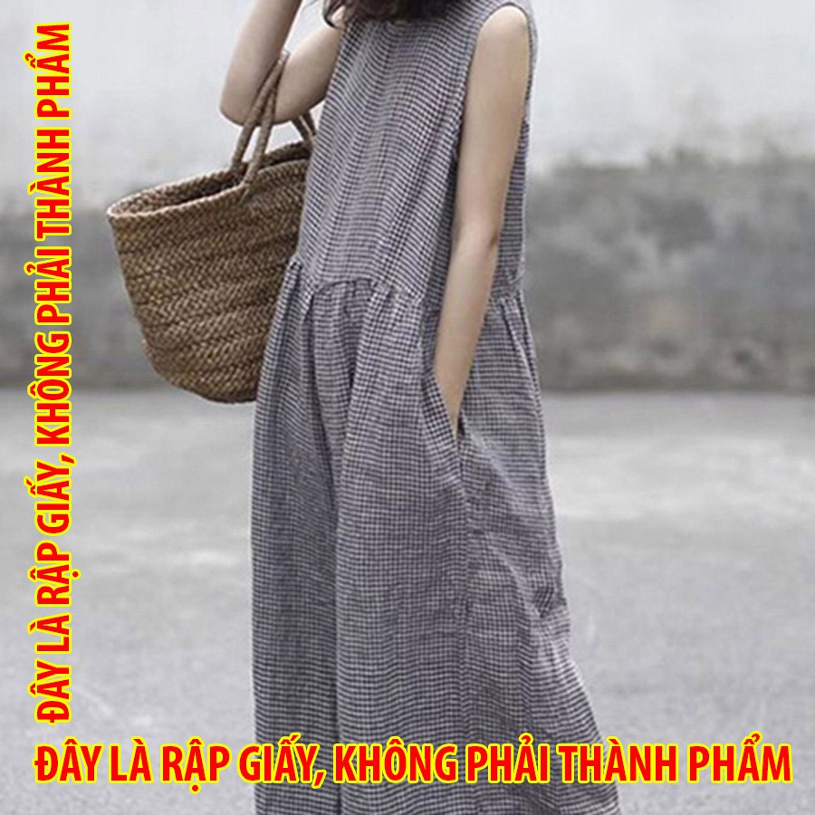 Rập giấy PC010 - Jumsuit kiểu Nhật - Bé gái