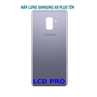 NẮP LƯNG SAMSUNG A8 PLUS xanh tim