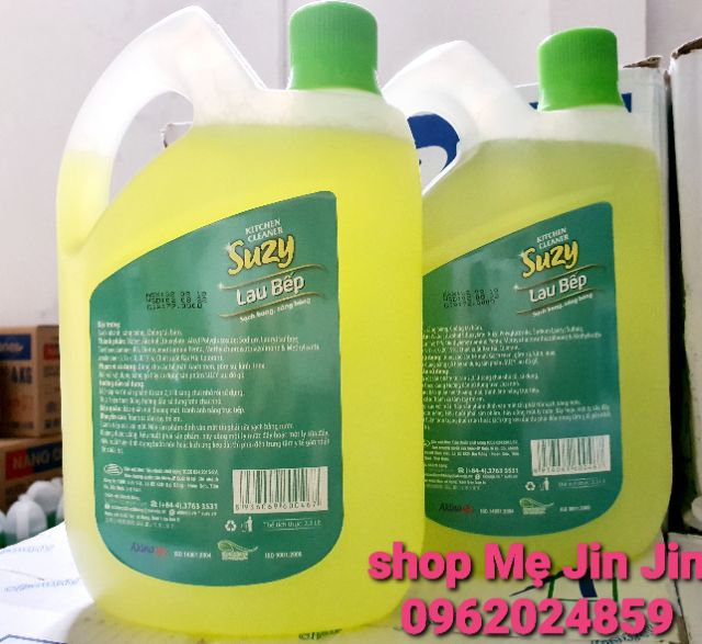 Nước lau bếp đa năng SUZY 2,3L - thành phần HỮU CƠ, chất lượng NHẬT BẢN