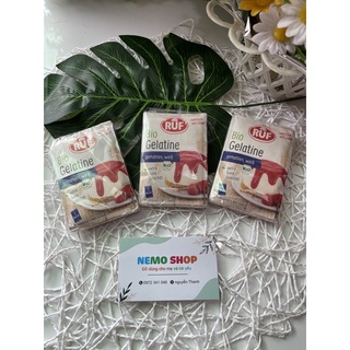 Bột Gelatin hữu cơ 9g/bột làm pudding,thạch rau câu, kẹo chip cho bé