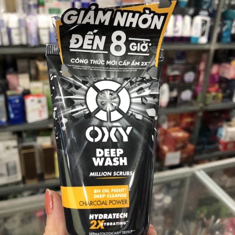 Sữa rửa mặt tác động sâu dành cho nam Oxy Deep Wash tuýp 50g