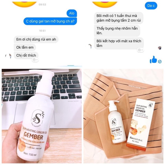 [Sam Natural] Gel Tan Mỡ gember