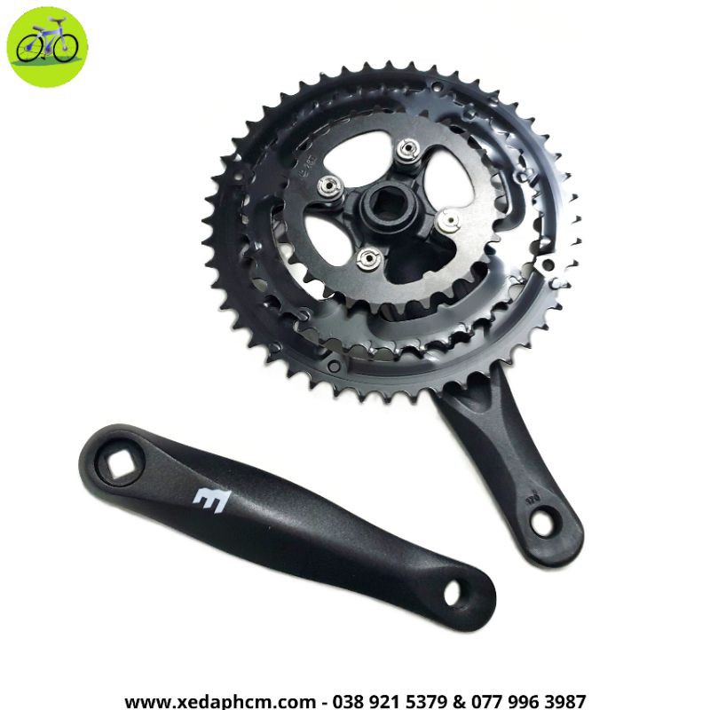 Đùi dĩa Motachie nhôm xe đạp 3 tầng đĩa 28-38-48T