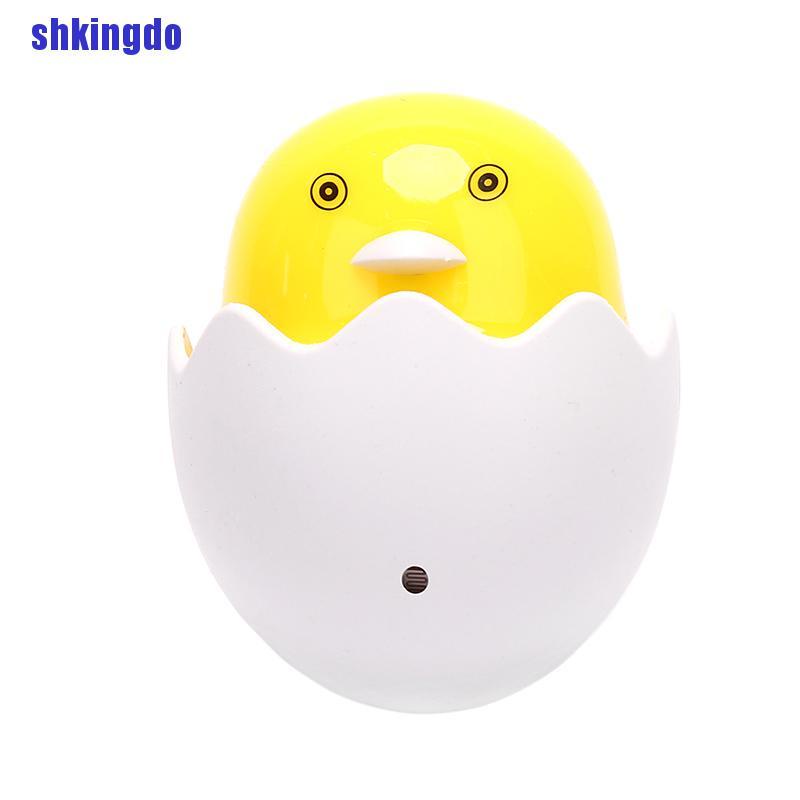 Đèn ngủ mini hình chú vịt vàng đáng yêu có phích cắm US tiện dụng