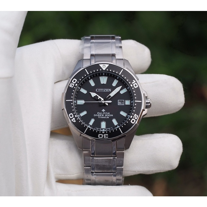 Đồng hồ nam Citizen Eco-drive Titanium Diver BN0200-56E phiên bản thợ lặn chính hãng tại 1959watch
