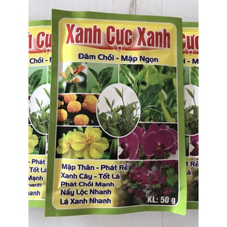 Phân bón lá Xanh Cực Xanh - Gói 50g