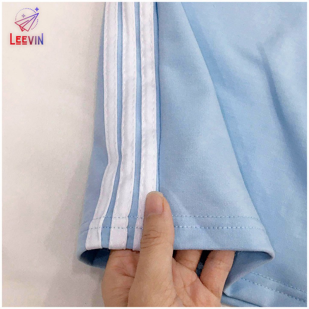 Quần ỐNG RỘNG Nữ 3 Sọc Trắng Unisex Nam Nữ [ NHIỀU MÀU ] - Kiểu quần Baggy nữ lưng cao Culottes Leevin Store | BigBuy360 - bigbuy360.vn