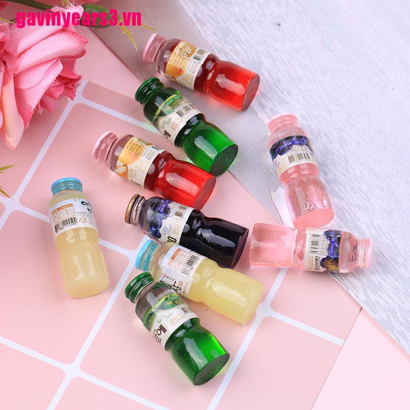 Set 2 Mô Hình Ly Nước mini Trang Trí Nhà Búp Bê Phong Cách Hàn Quốc