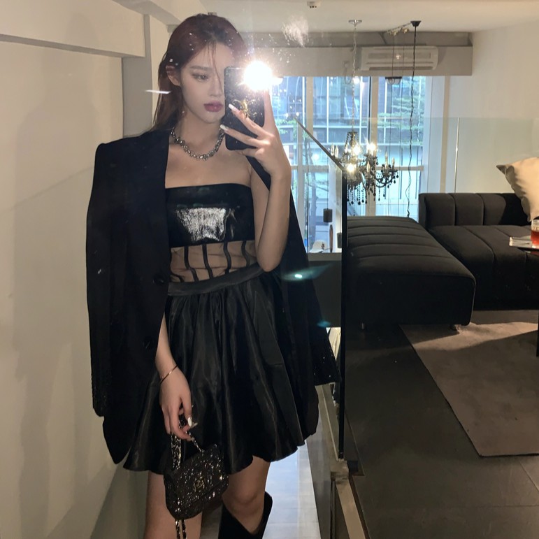 Đầm nữ dáng xòe cúp ngực Emilyshop