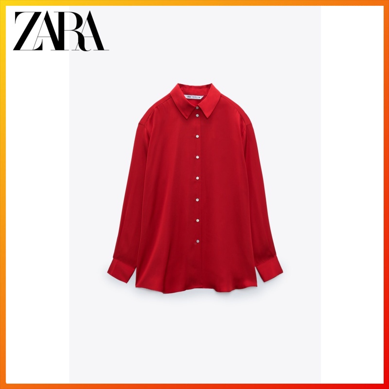 Áo Sơ Mi Lụa satin Nữ ZARA