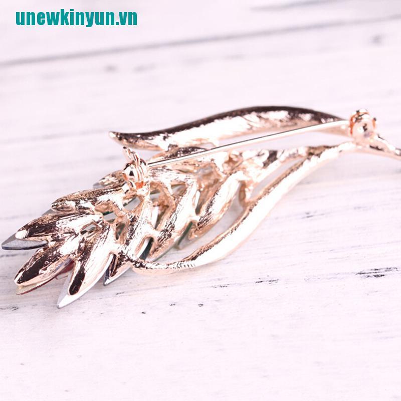 Y●Ghim Cài Áo Hình Bông Hoa Đính Đá Nhân Tạo Thời Trang Cho Nữ