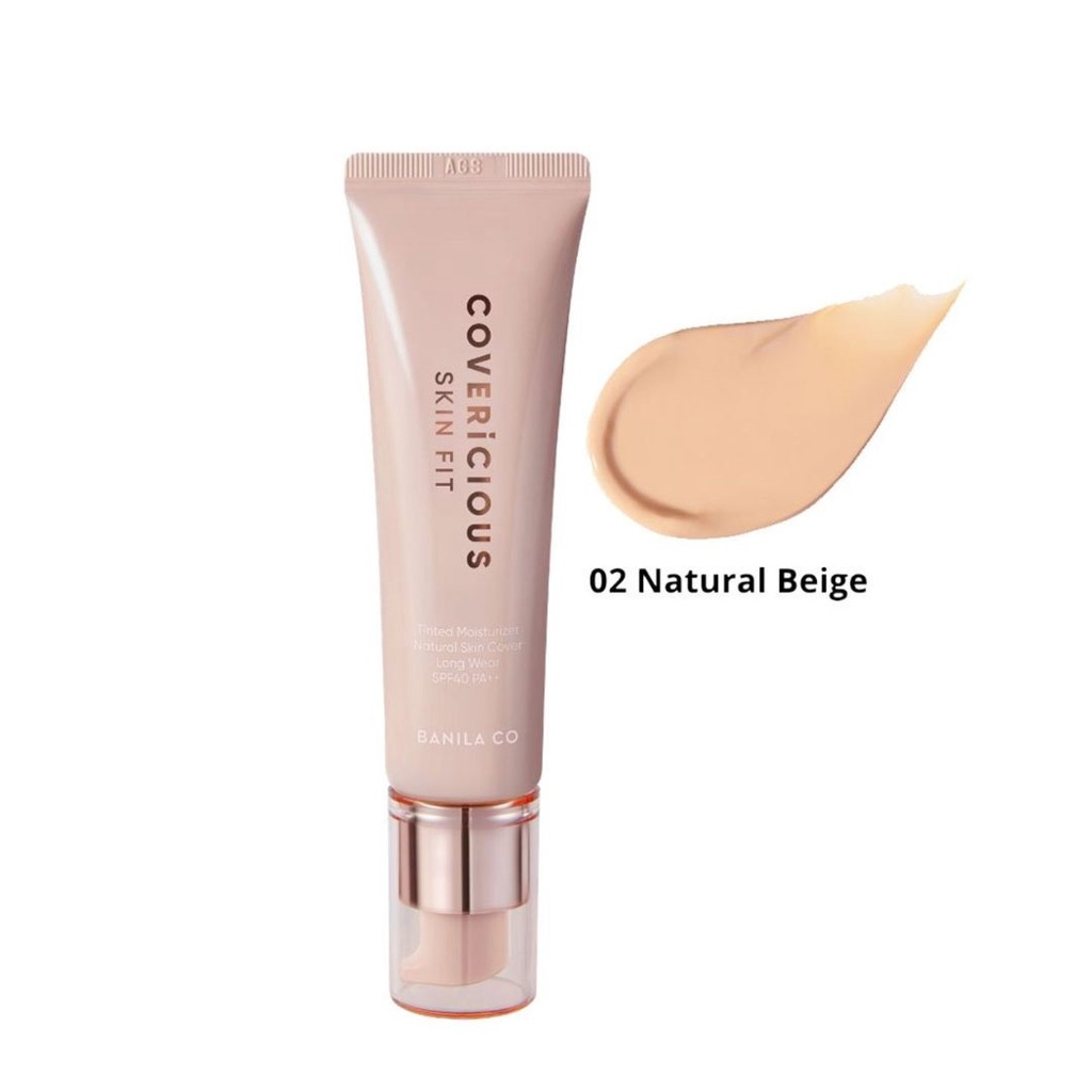 Kem Nền BANILA CO COVERICIOUS SKIN FIT TINTED MOISTURIZER SPF40 PA++ 30ml
