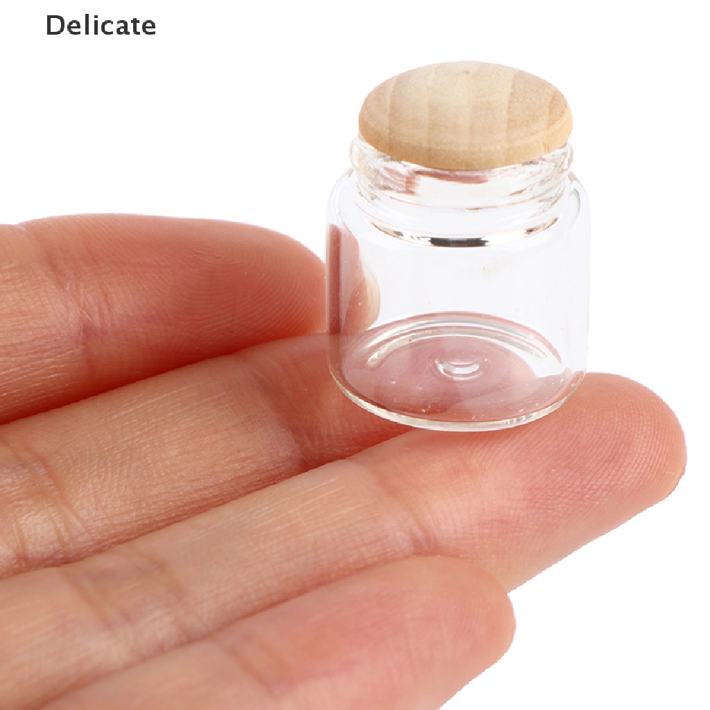 Set 4 hũ đựng kẹo tráng miệng mini trang trí nhà búp bê tỉ lệ 1:12