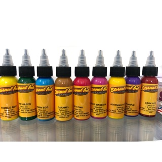 Combo mực xăm eternal ink 1oz chính hãng