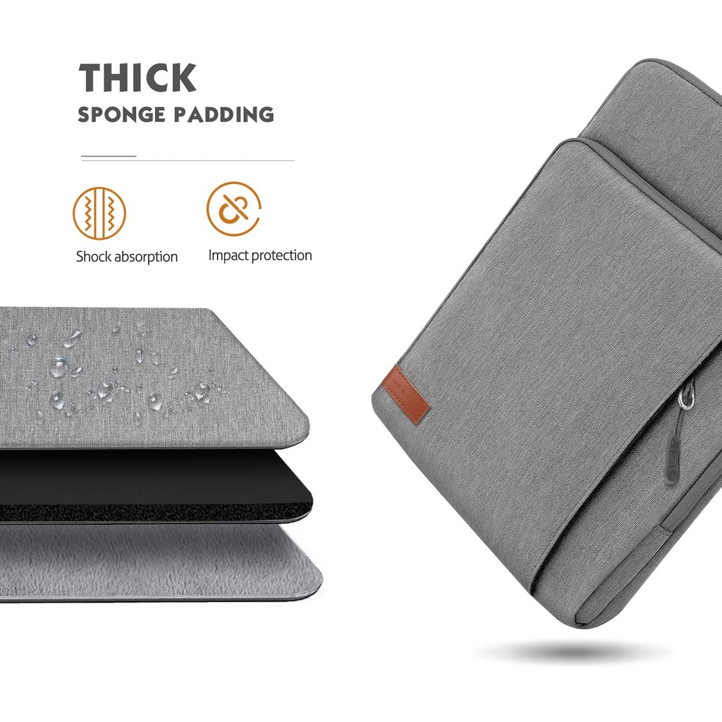 Túi Đựng Laptop 13.3Inch Có Túi Đựng Cho iPad Pro 12.9&quot; 2018/2020 MacBook Air Retina 13.3 Inch