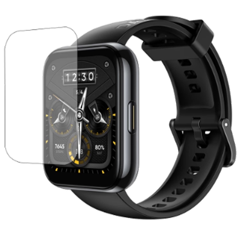 Set 2 Miếng Dán TPU Mềm Trong Suốt Bảo Vệ Màn Hình Cho Đồng Hồ Thông Minh Realme Watch 2 / 2 Pro