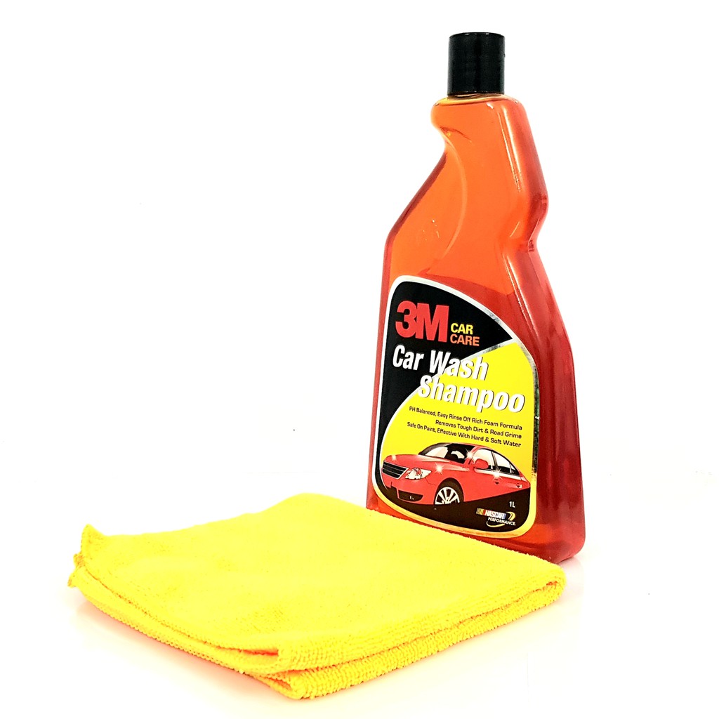 [MUA 2 TẶNG KHĂN] Nước rửa xe bọt tuyết đậm đặc 3M Car Wash Shampoo 1 lít