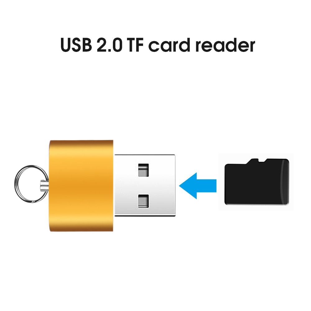 Đầu đọc thẻ nhớ USB 2.0 KEBIDUMEI T18 chuyên dụng cho thẻ nhớ TF
