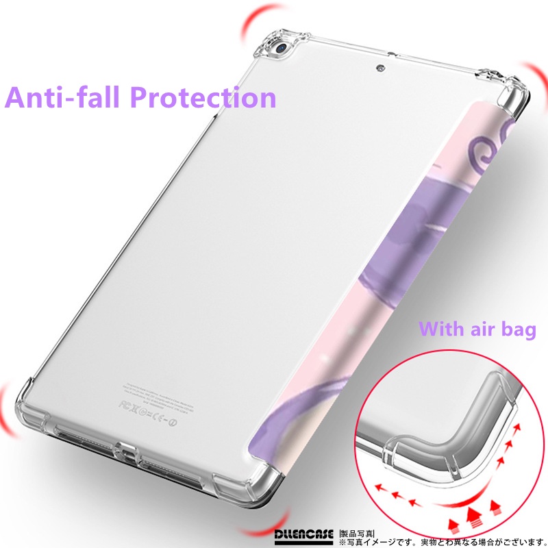 Ốp da máy tính bảng Dllencase có ngăn đựng bút thích hợp cho iPad 2021 Pro 11 2019 2020 10.2 7/8th Generation 2018 9.7