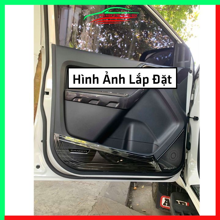 Bộ ốp tapli Ranger 2016-2021 vân Titan chống xước va đập khi mở cửa và làm đẹp xe
