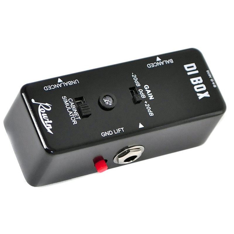 Phơ Đàn Guitar Rowin DI BOX LEF-331 Micro-DI Với Hiệu Ứng Cab Và Gain