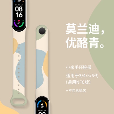 Morandi Dây Đeo Thay Thế Chất Liệu Silicon Màu Trơn Cho oppo band b1