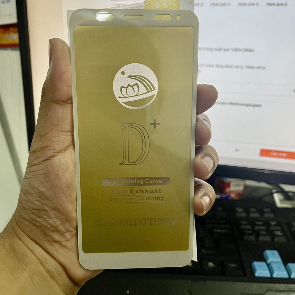 Cường lực full màn xiaomi note 5 / note 5 pro/ redmi 5+