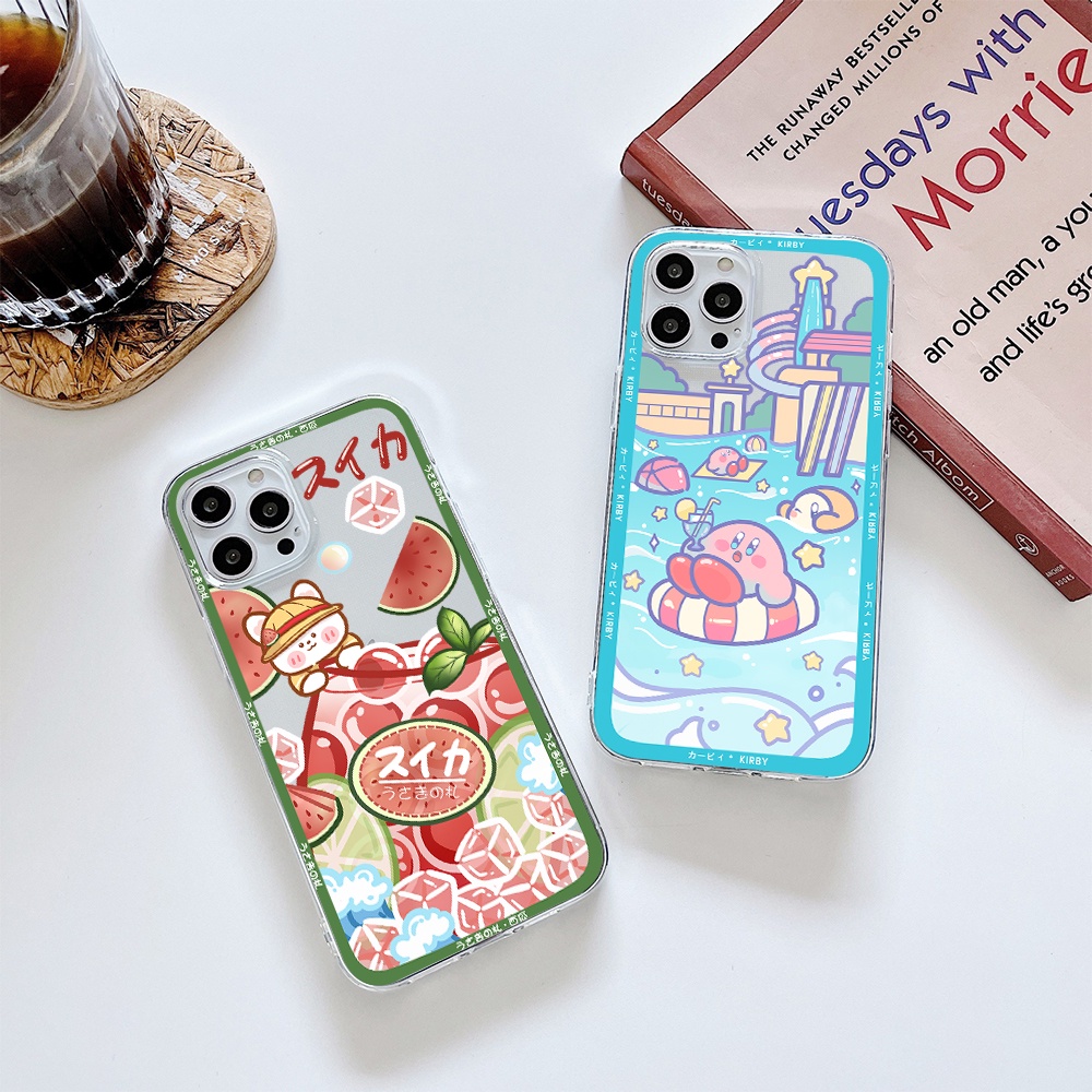 Ốp Điện Thoại Tpu Mềm Chống Sốc In Hình Thỏ Kirby Cho iPhone 11 12 13 pro max XS X XR XSMax 7 8 6 6s plus 5 4 SE 2020