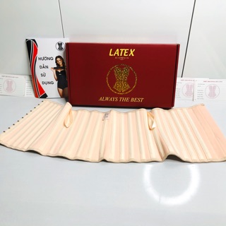 Latex 25 xương cao 23 cm, đai nịt bụng giảm mỡ chuẩn hi lạp