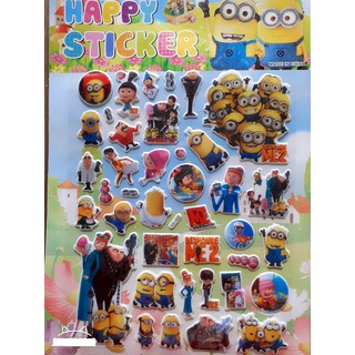 Hình dán sticker 3D Minion
