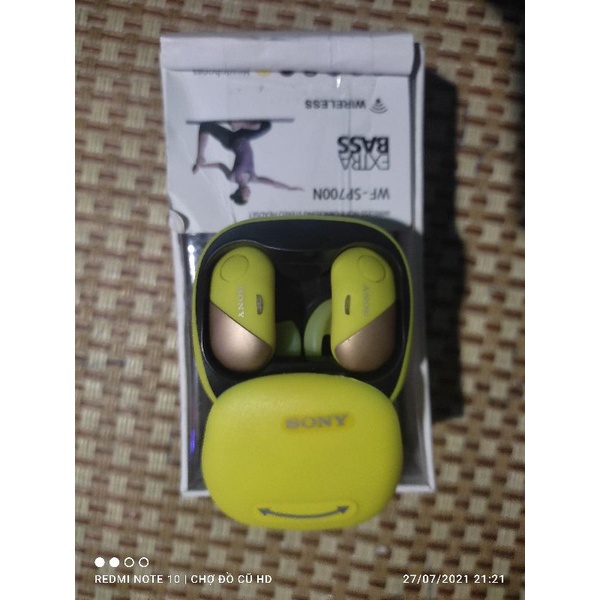 Tai Nghe Bluetooth thể thao SONY WF SP700n ( WF-SP700n ) Chống ồn - Hàng Chính Hãng
